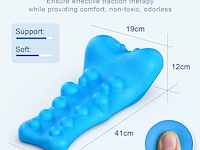 Nek- en schouderontspanner met massagetip voor de bovenrug, beige - afbeelding 5 van  6