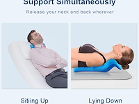 Nek- en schouderontspanner met massagetip voor de bovenrug, beige - afbeelding 3 van  6