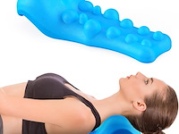 Nek- en schouderontspanner met massagetip voor de bovenrug, beige - afbeelding 1 van  6