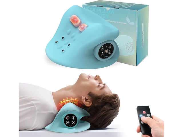 Nekmassageapparaat met warmte & ems - afbeelding 1 van  3