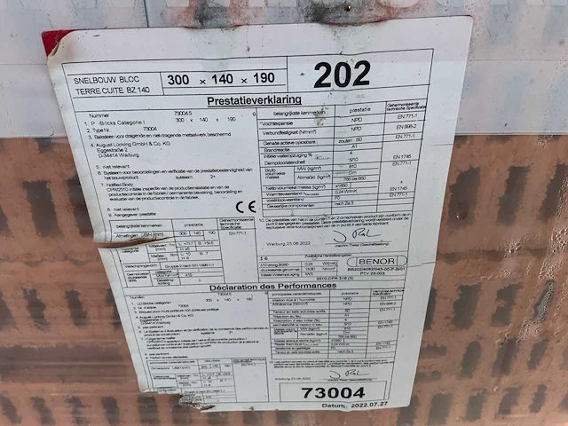 Nelissen snelbouw bloc 73004 pallet bouwstenen - afbeelding 4 van  5