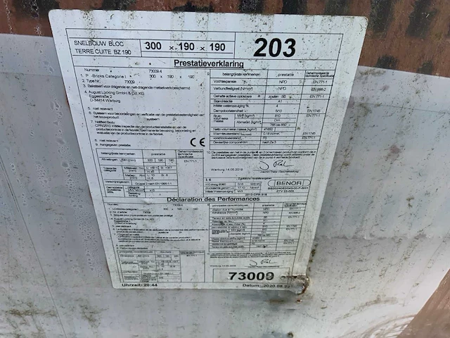 Nelissen snelbouw bloc 73009 pallet bouwstenen - afbeelding 6 van  6