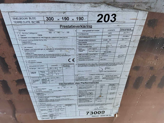 Nelissen snelbouw bloc 73009 pallet bouwstenen - afbeelding 6 van  6