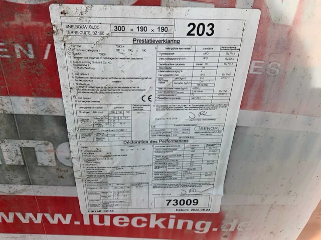 Nelissen snelbouw bloc 73009 pallet bouwstenen - afbeelding 4 van  4