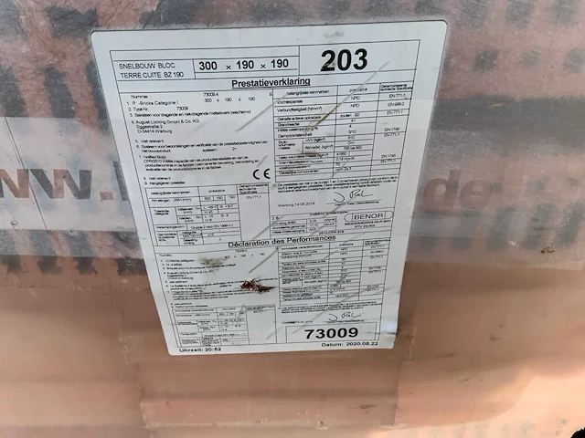 Nelissen snelbouw bloc 73009 pallet bouwstenen - afbeelding 5 van  5