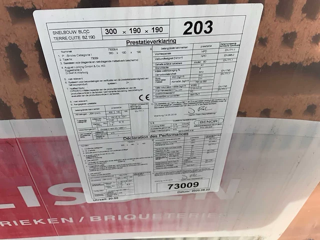 Nelissen snelbouw bloc 73009 pallet bouwstenen - afbeelding 4 van  4