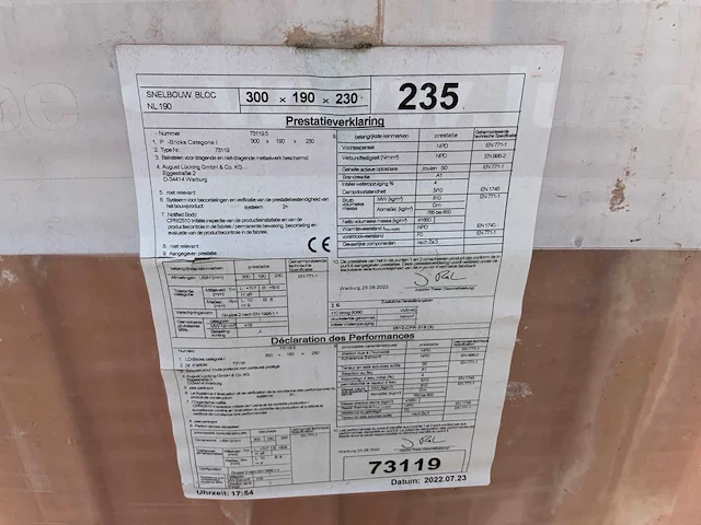 Nelissen snelbouw bloc 73119 pallet bouwstenen - afbeelding 4 van  4