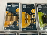 Nemef diverse hangsloten in blisterverpakking (10x) - afbeelding 2 van  6