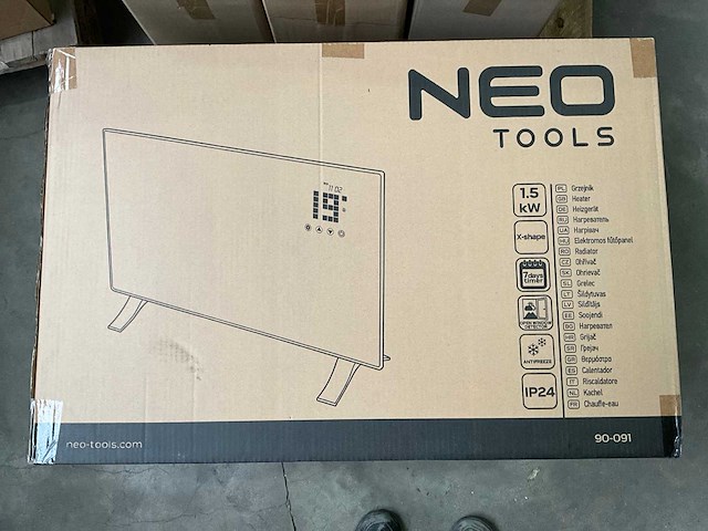 Neo tools 90-091 electrische paneel verwarming 1500w ip24 - afbeelding 2 van  5