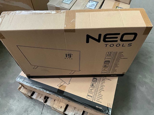 Neo tools 90-091 electrische paneel verwarming 1500w ip24 - afbeelding 4 van  5
