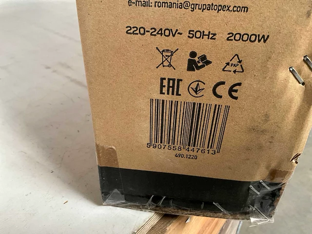 Neo tools 90-092 elektrische verwarming 2000w met afstandsbediening - afbeelding 5 van  5