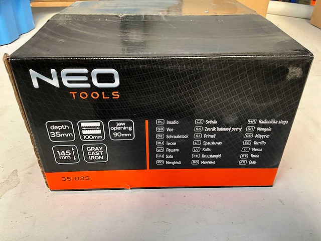 Neo tools bankschroef 100 mm - afbeelding 5 van  6