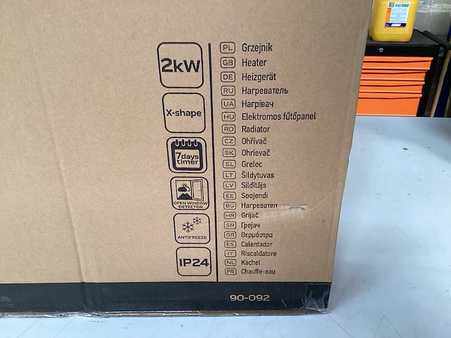 Neo tools paneelradiator 2000w - afbeelding 2 van  4