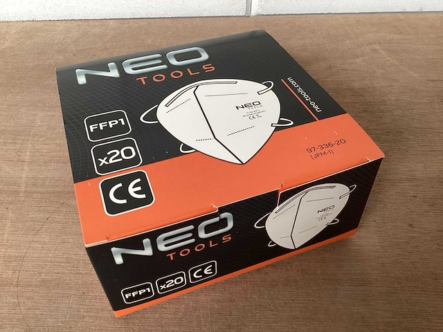 Neo tools stofmasker ffp1, doosje 20 stuks (270x) - afbeelding 1 van  8