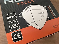 Neo tools stofmasker ffp1, doosje 20 stuks (270x) - afbeelding 4 van  8