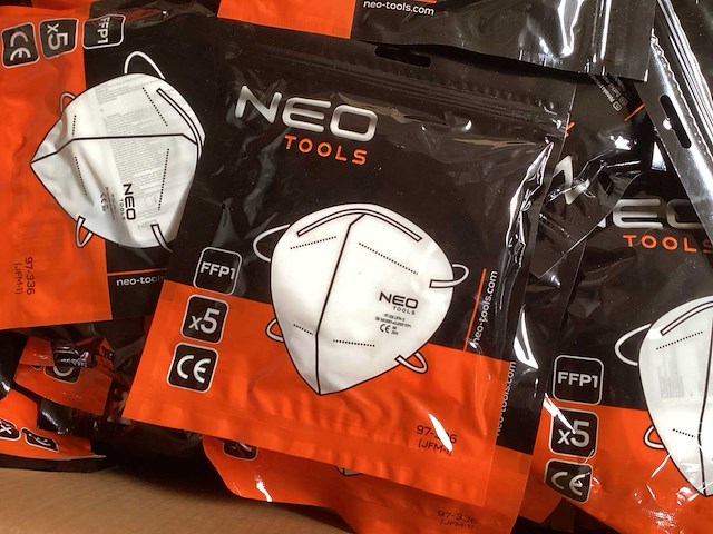 Neo tools stofmaskers ffp1, 3 pack - afbeelding 2 van  3