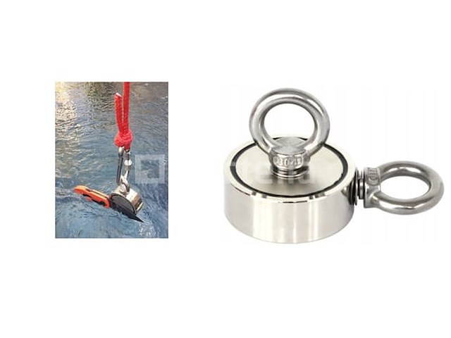 Neodymiummagneet 350 kg kraft&dele - afbeelding 2 van  3