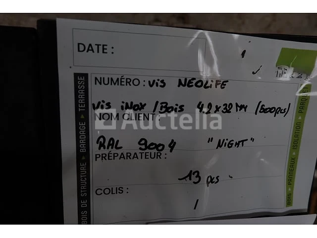 Neolife night roestvrijstalen bekledingsschroeven - ral 9004 - afbeelding 3 van  4