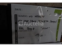 Neolife night roestvrijstalen bekledingsschroeven - ral 9004 - afbeelding 3 van  4