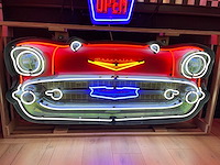 Neon chevrolet bel air 1957 bord (152 cm) - diverse lichte uitrusting - afbeelding 2 van  2