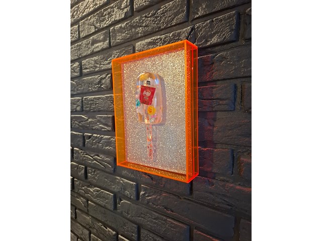 "neon ice cream" (3d) by elemental pop art - afbeelding 1 van  5