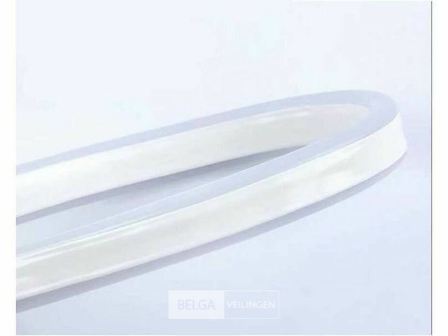 Neon led strip 50m - 8w/m - groen - ip65 waterdicht (x1) - afbeelding 4 van  6