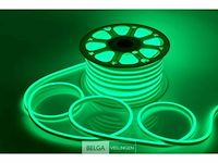 Neon led strip 50m – 8w/m – groen – ip65 waterdicht (x1) - afbeelding 1 van  6