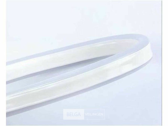 Neon led strip 50m – 8w/m – groen – ip65 waterdicht (x1) - afbeelding 4 van  6