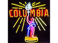 Neon sign columbia - diverse lichtapparatuur
