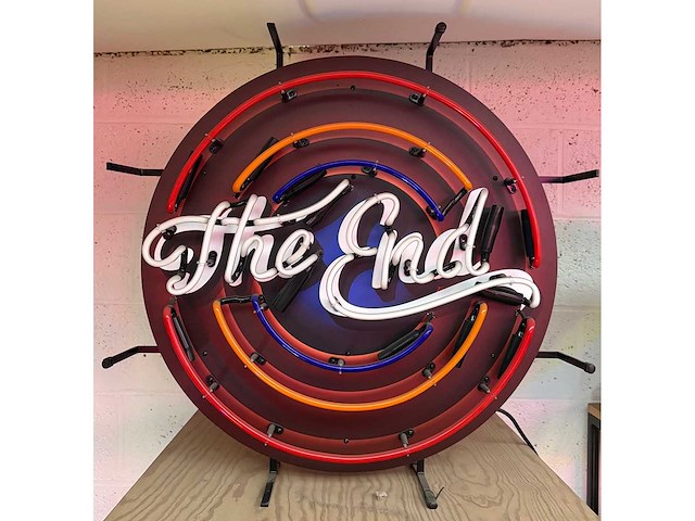 Neon the end-bord - diverse lichtapparatuur - afbeelding 2 van  2