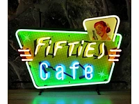 Neonbord fifties café 70 cm