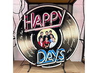 Neonbord happy days - diverse lichtapparatuur - afbeelding 2 van  2