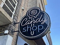 Neonlicht " candy shop" - afbeelding 1 van  1