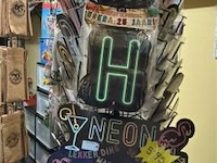 Neonslingers/cijfers incl. rek