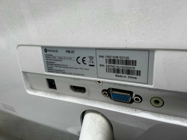 Neovo fm-27 monitor - afbeelding 4 van  6