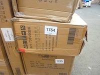 Nepleren bureaustoel, hoogte verstelbaar, gestoffeerde rugleuning, zwart - afbeelding 6 van  6