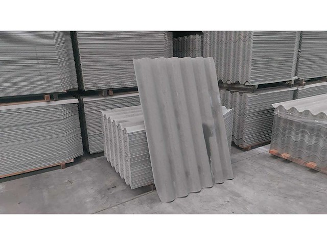 Neptunus vezelcement golfplaat natuurgrijs 152x110cm 80 platen - afbeelding 2 van  2