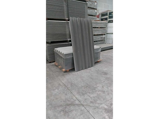 Neptunus vezelcement golfplaat natuurgrijs 200x110cm 65 platen - afbeelding 1 van  2