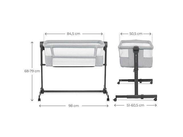 Nestee up 2 2-in-1 samenslapend bed - afbeelding 2 van  4