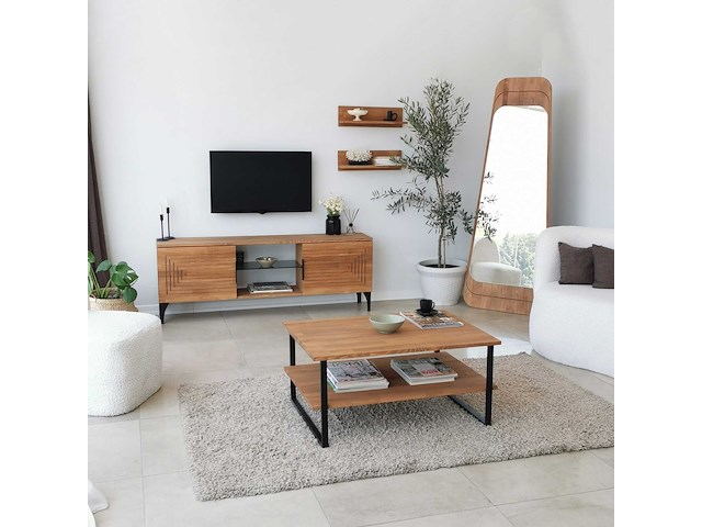 Neta c salontafel | grenenhout | eiken - afbeelding 3 van  7