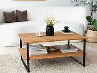 Neta c salontafel | grenenhout | eiken - afbeelding 2 van  7
