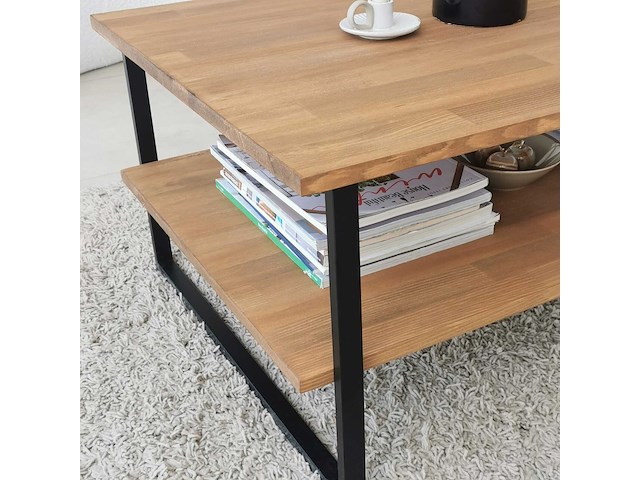 Neta c salontafel | grenenhout | eiken - afbeelding 4 van  7