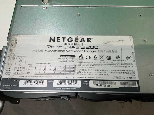 Netgear readynas 3200 server - afbeelding 2 van  3