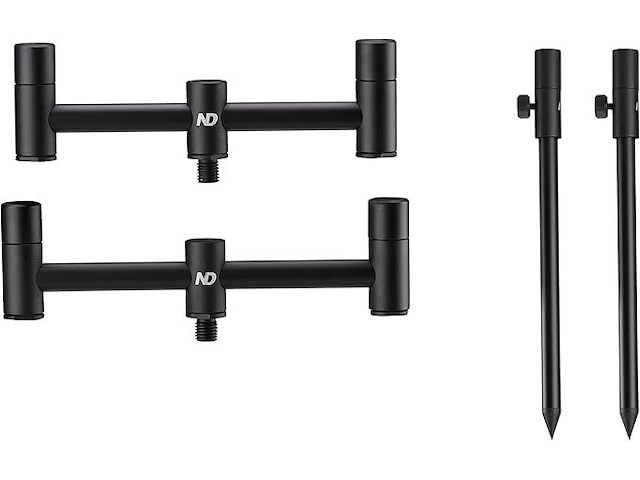 New direction tackle aluminium 2 hengel buzz bars - afbeelding 2 van  6