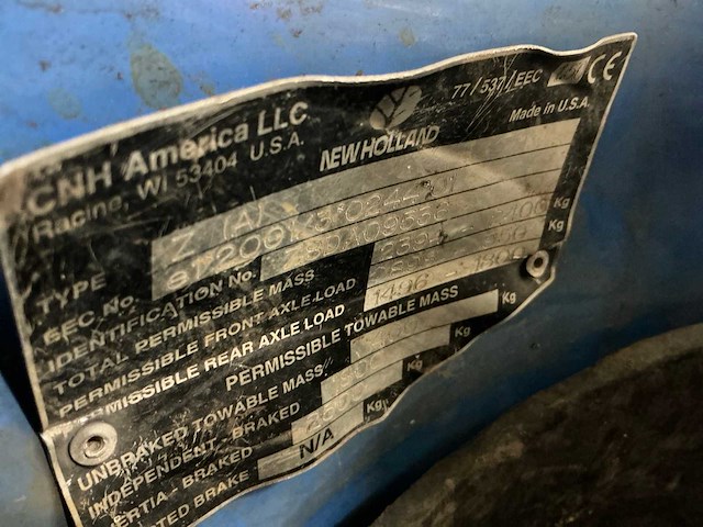 New holland boomer 2030 tractor - afbeelding 14 van  22