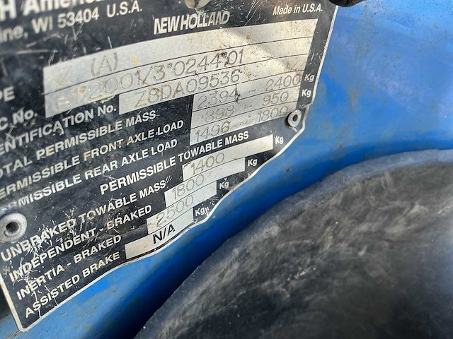 New holland boomer 2030 tractor - afbeelding 15 van  22