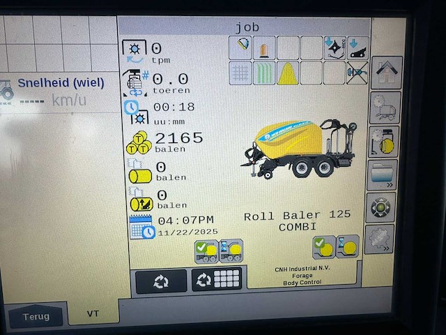 New holland roll baler 125 combi balenpers - afbeelding 29 van  31