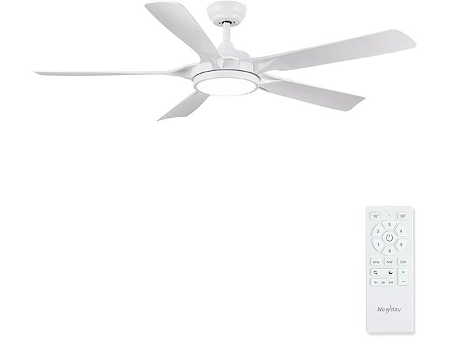 Newday plafondventilator (142 cm) - afbeelding 1 van  6