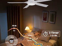 Newday plafondventilator (142 cm) - afbeelding 5 van  6