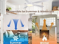 Newday plafondventilator (142 cm) - afbeelding 6 van  6